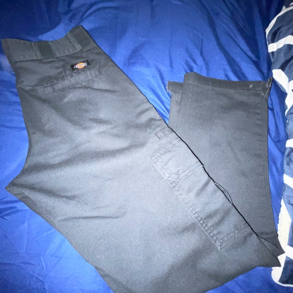 black cargo pants